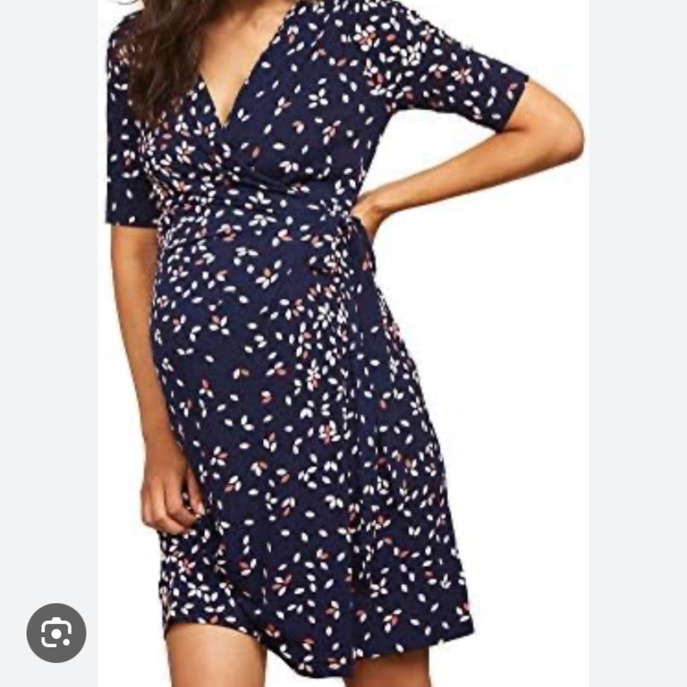 Motherhood Maternity Half Wrap Dress NWT